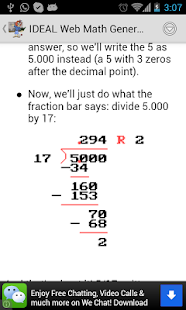 IDEAL Web Math General Math Screenshots 13