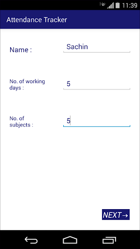 Attendance Tracker