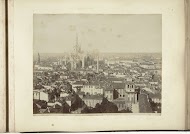 Gezicht op Milaan met de kathedraal