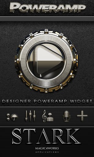 Poweramp Widget Stark