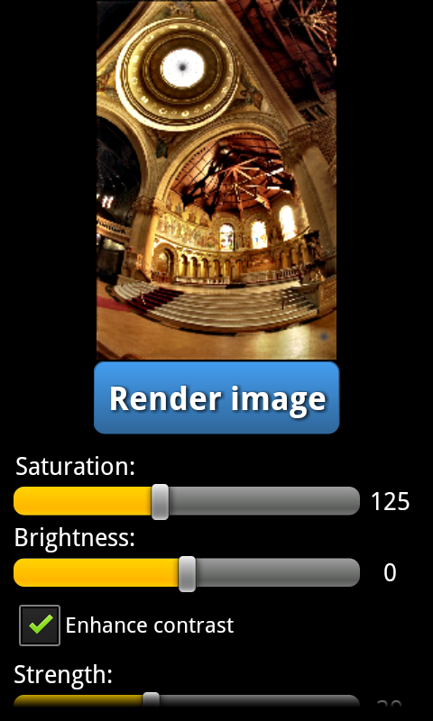 Android application HDR Pro Camera screenshort