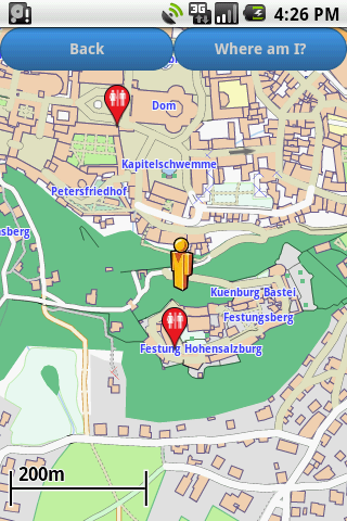 Salzburg Amenities Map