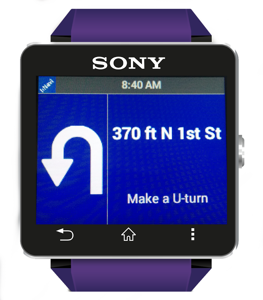 Smart H Navi for SmartWatch 2 Screen 2