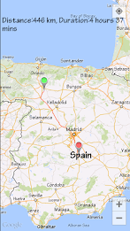 Distance Time Retriever Map poster 8