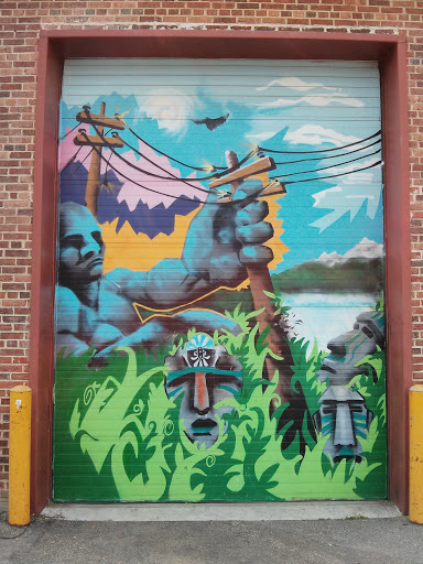 Here There Be Giants - Mural
