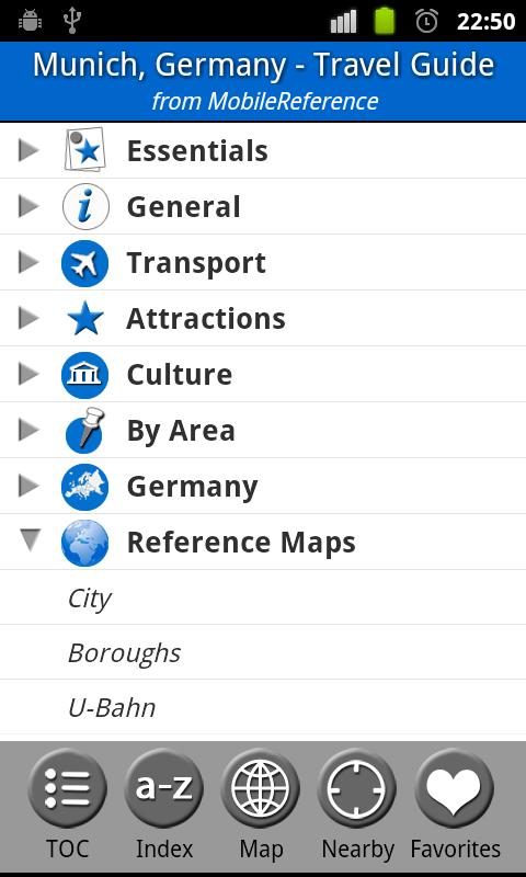 Android application Munich, Germany Travel Guide screenshort