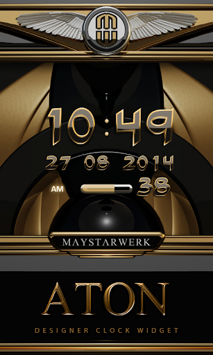 Digi Clock Widget Aton