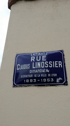 Plaque Memorial Claudius Linossier