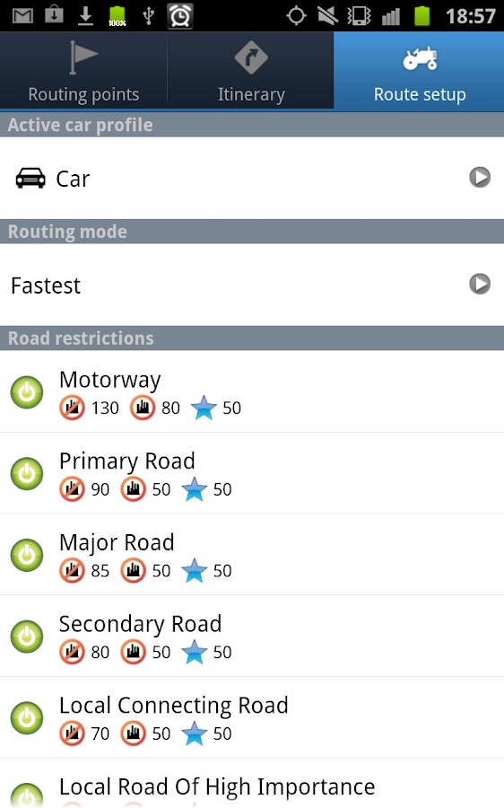 MapFactor: GPS Navigation - screenshot