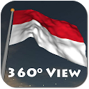 Real Indonesia Flag Live Wall+ mobile app icon