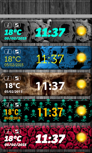 免費下載天氣APP|Skulls Clock Weather Widget app開箱文|APP開箱王