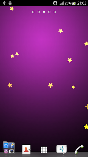 Stars Flying Live Wallpaper 3D