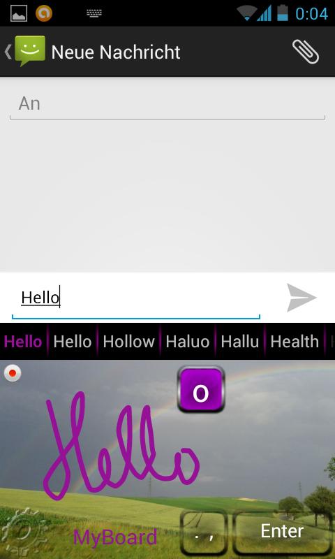    G-board Lite (Gesture Input)- screenshot  