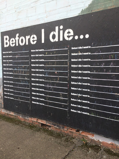 Before I Die I want To... Mural