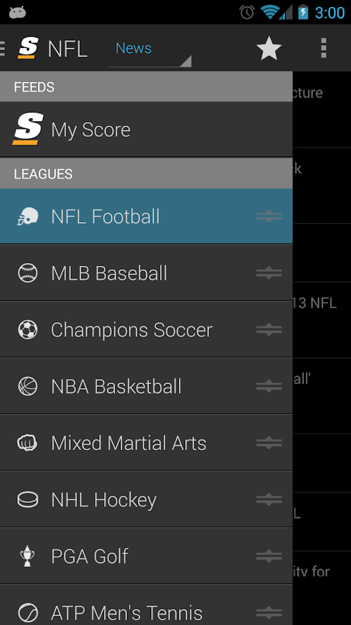 theScore: Sports & Scores - screenshot