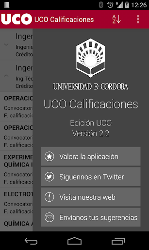 【免費教育App】UCO Calificaciones-APP點子