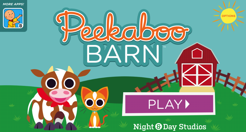 Android application Peekaboo Barn screenshort