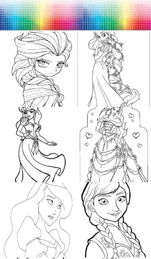 Princess - Coloring Page