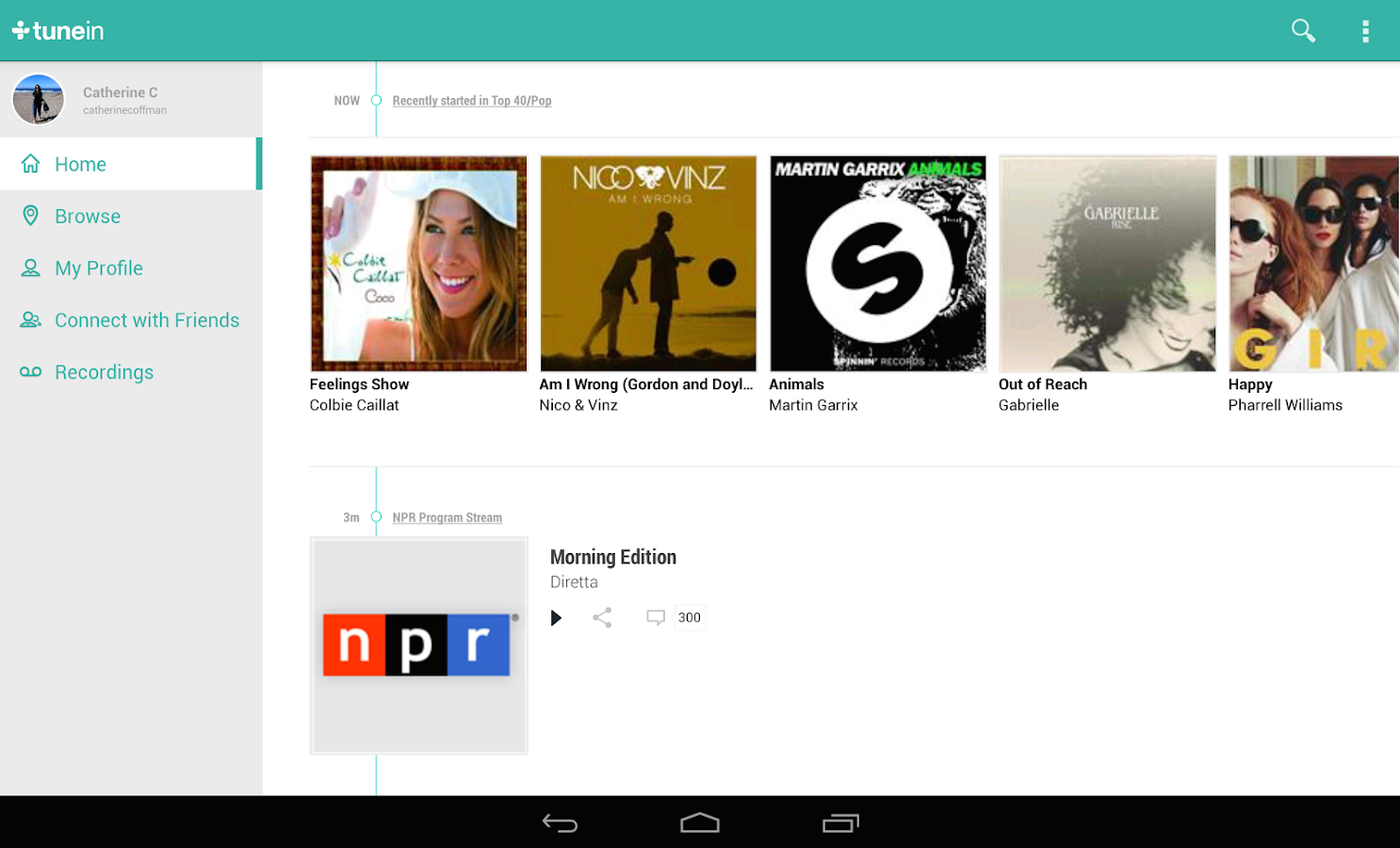 TuneIn Radio Pro - screenshot