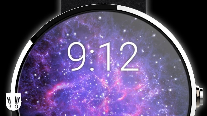 Ghost Nebula Watch Face Screen 2