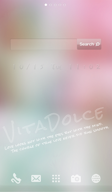 かわいいきせかえ壁紙 Vita Dolce Pink Androidアプリ Applion