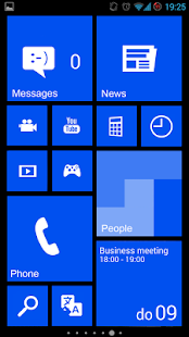 Free Download Blue Tiles Theme APK