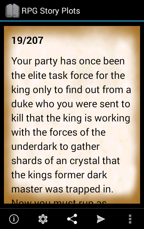 RPG Story Plots Screen 3