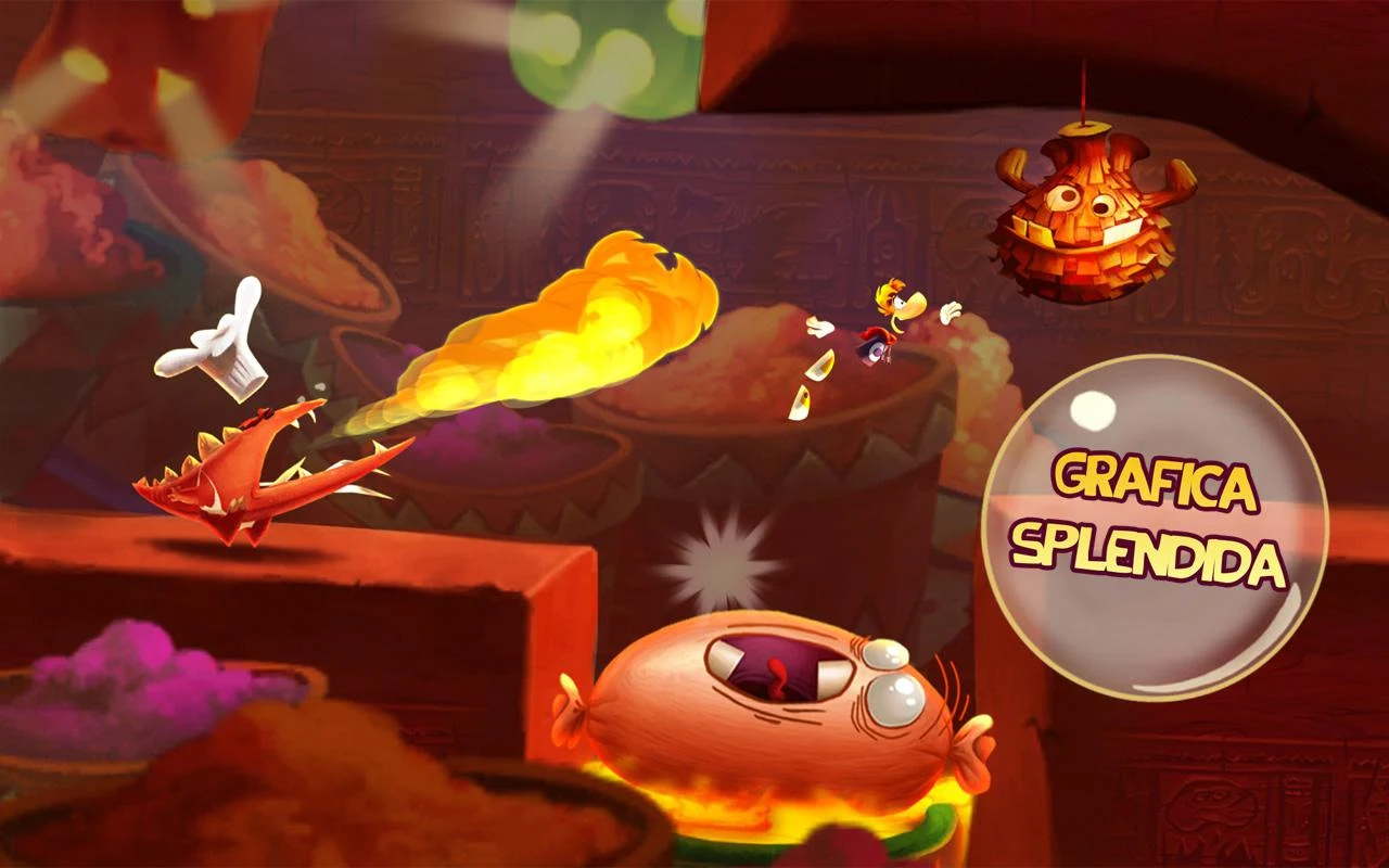  #iOS #Android   Ubisoft rilascia il fantastico Rayman Fiesta Run !!!!