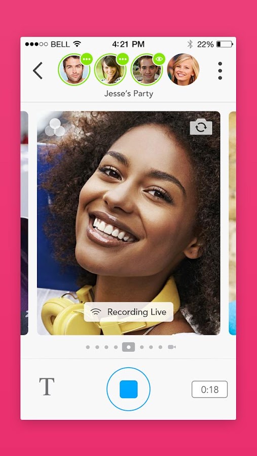   Glide - messagerie vidéo – Capture d'écran 