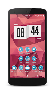 Shady Blue Launcher Theme Screenshots 0