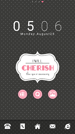 Cherish dodol luancher theme