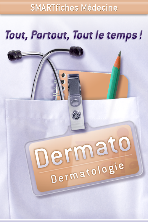 Android application SMARTfiches Dermatologie screenshort