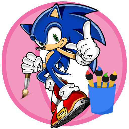 Super Sonic Kids Coloring LOGO-APP點子