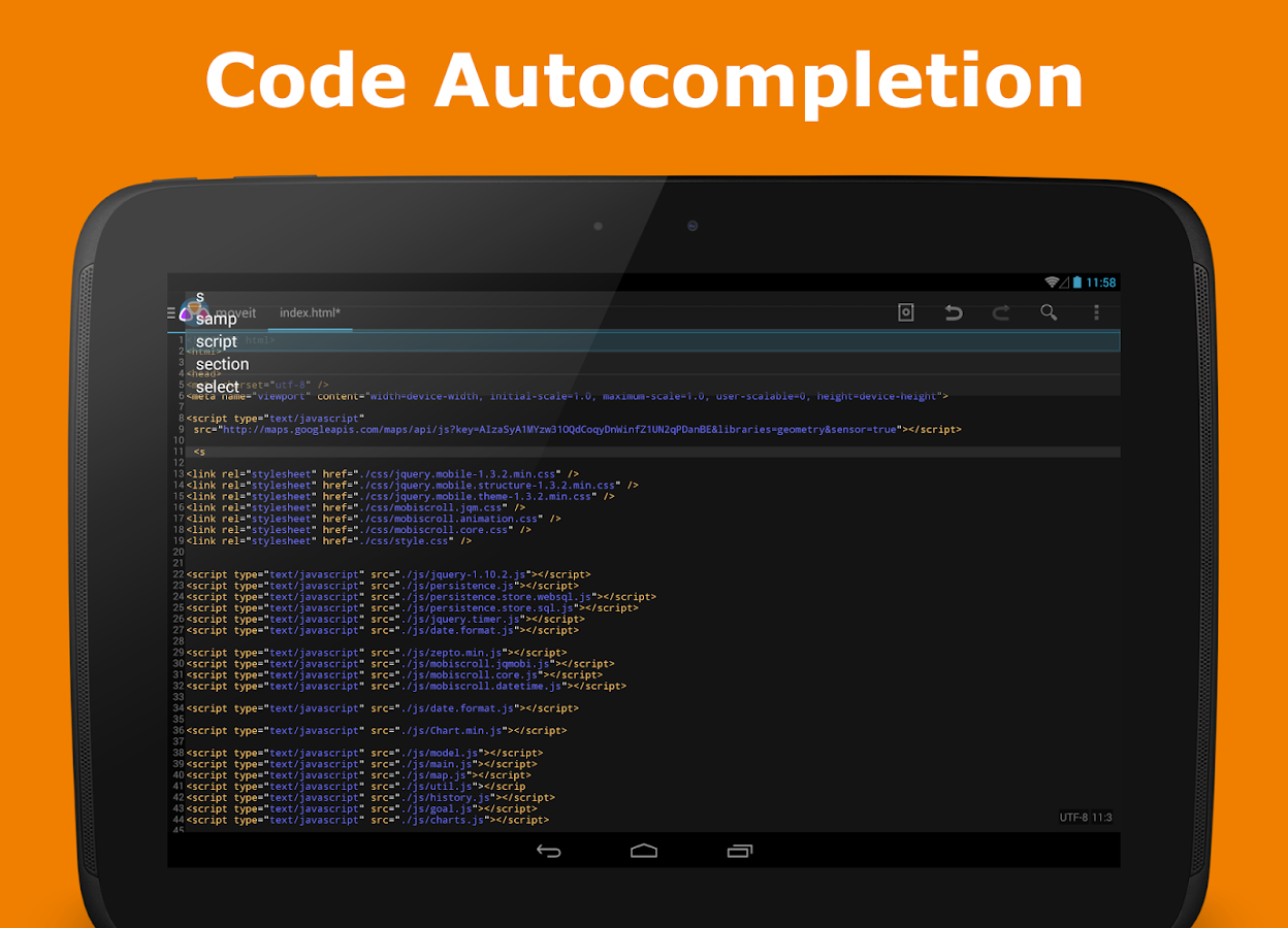 Android web search. Android web search