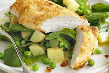 Parmesan spring chicken