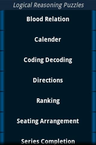 Logical Reasoning Puzzles