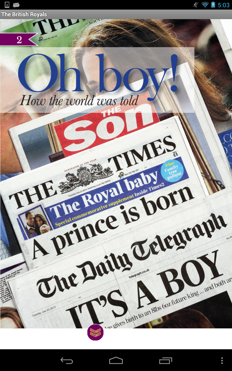The British Royals Screen 2