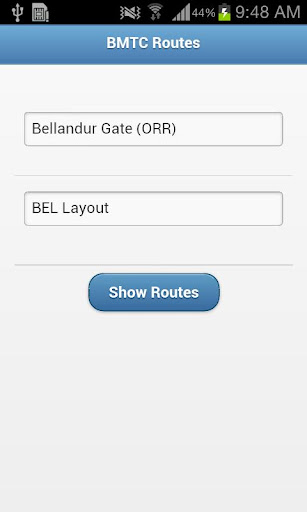 BMTC Routes