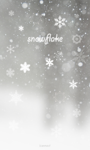 Snowflake go launcher theme