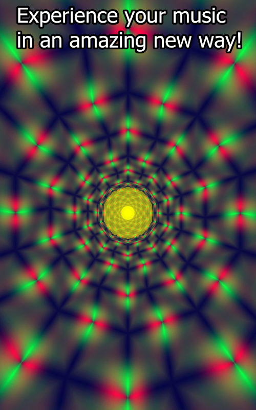 Android application Astral 3D Music Visualizer screenshort