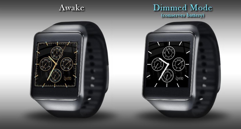 Watch Face Quattr Android Wear Screen 3