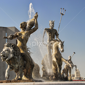 King Neptune and Family by Shane Adams - Buildings & Architecture Statues & Monuments