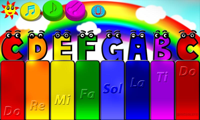 Android application My baby Piano (Remove ad) screenshort