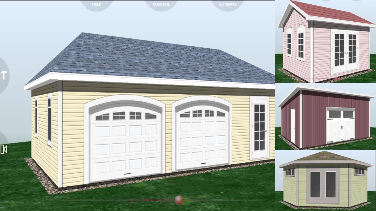 Udesignit 3D Garage Shed - Android Apps on Google Play