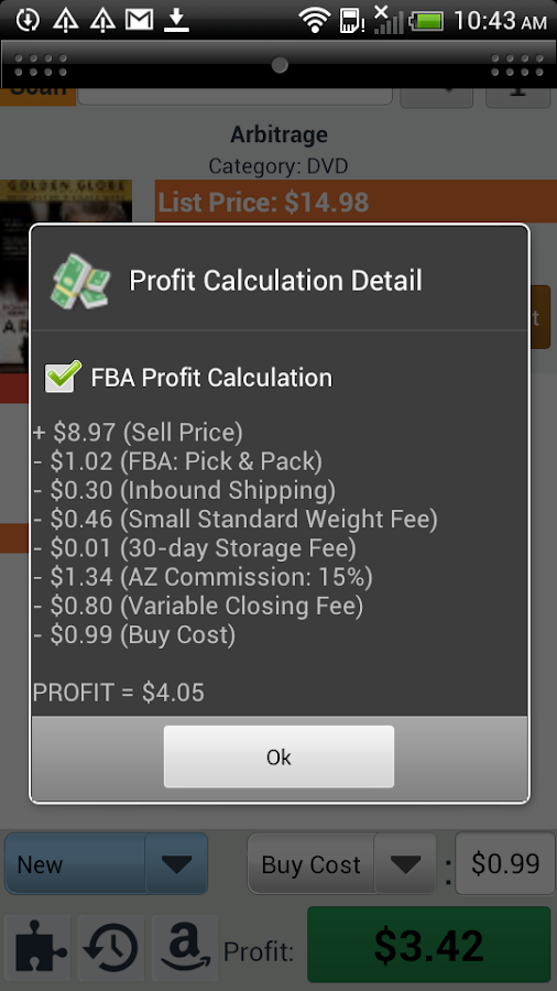   Bénéfice Bandit FR – Capture d'écran 