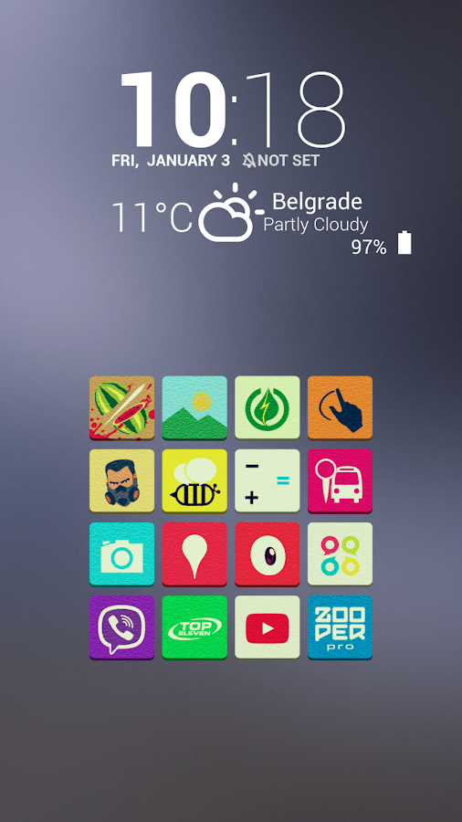 Tenex Nova/Apex/ADW/GO Theme - screenshot