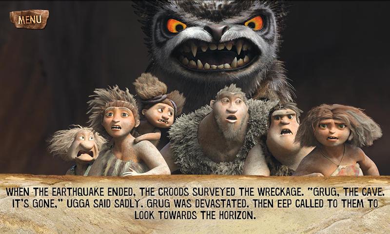 The Croods Movie Storybook Screen 3