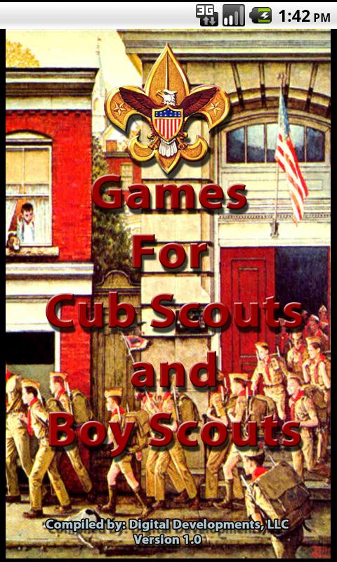 Cub Scout &amp; Boy Scout Games Screen 1