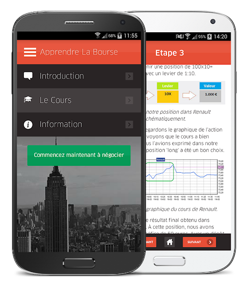 Android application Apprendre La Bourse screenshort