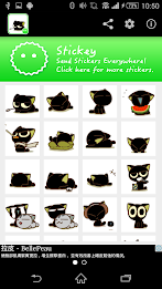 Stickey Little Black Cat poster 3